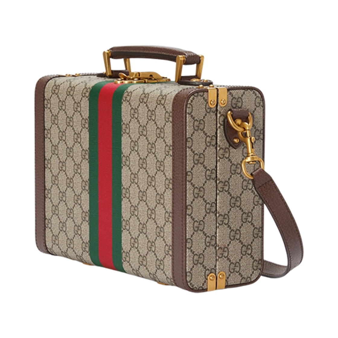구찌 사보이 뷰티 케이스 베이지 에보니 슈프림(Gucci Savoy Beauty Case Beige Ebony Supreme) - 2
