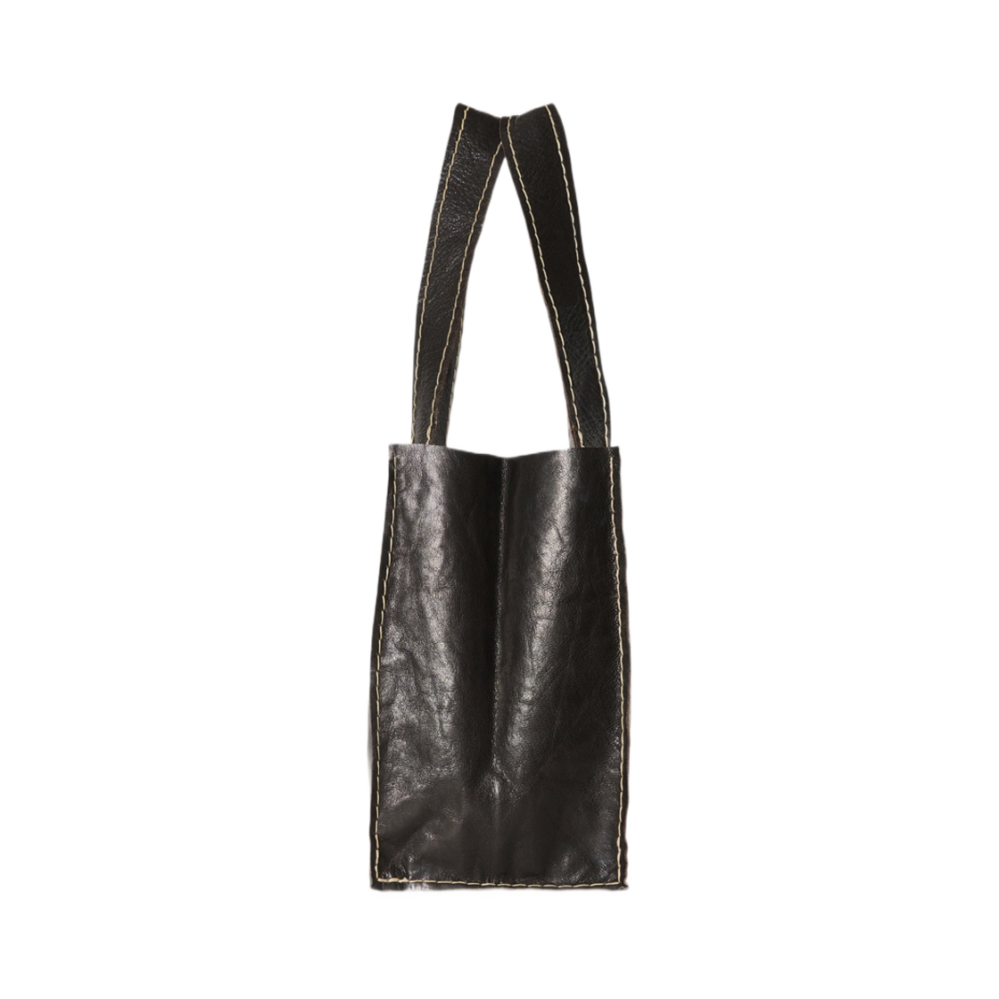 더 로우 마야 EW 토트백 레더 우드 브라운(The Row Maya EW Tote Bag in Leather Wood Brown) - 3