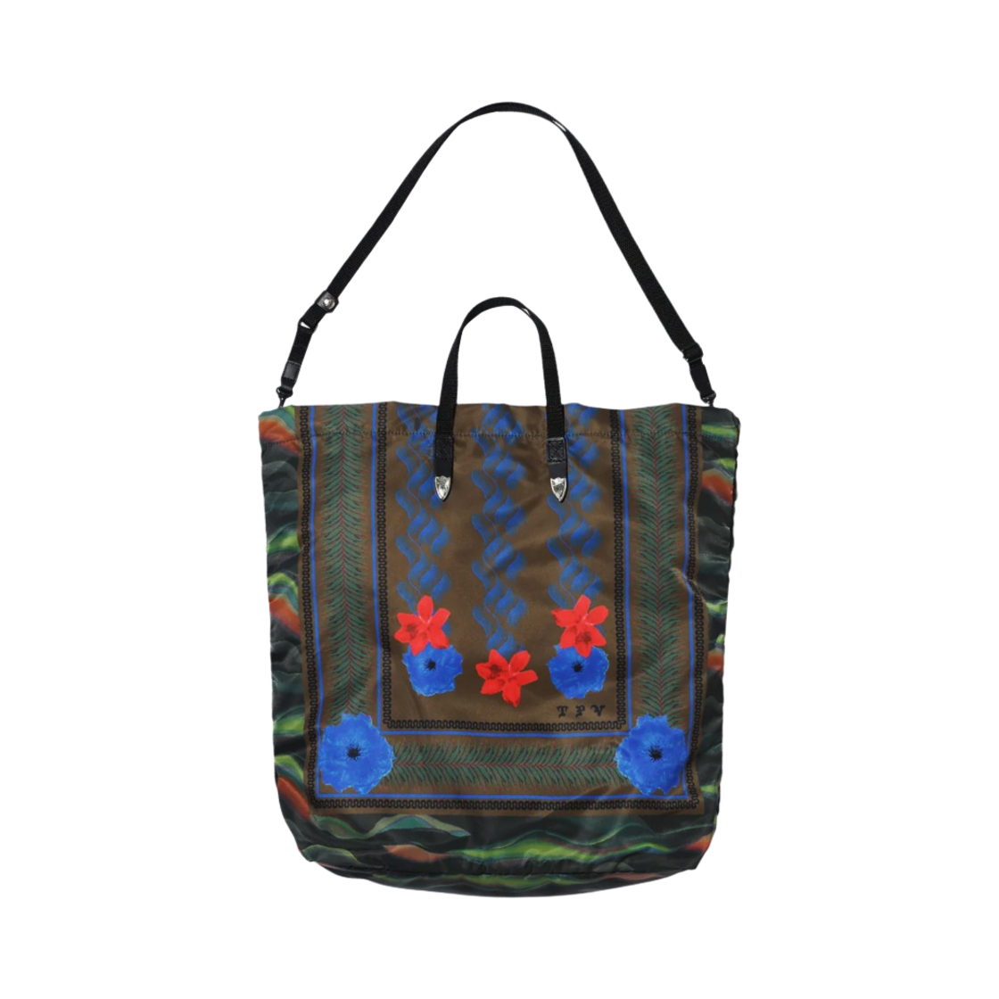 TZ32-AG935 Toga Archives Print Tote Bag Green