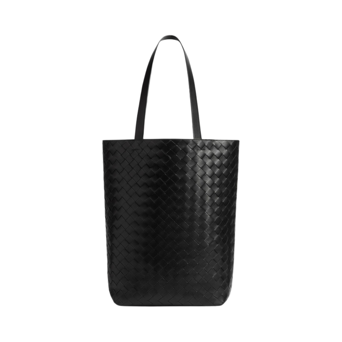 보테가 베네타 스몰 인트레치아토 토트백 블랙(Bottega Veneta Small Intrecciato Tote Bag Black) - 1
