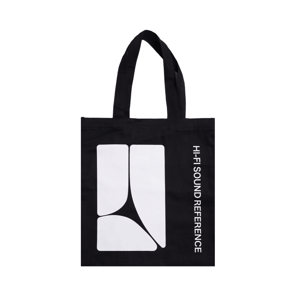 하이파이 사운드 레퍼런스 로고 에코백 블랙(Hifi Sound Reference Logo Eco Bag Black)