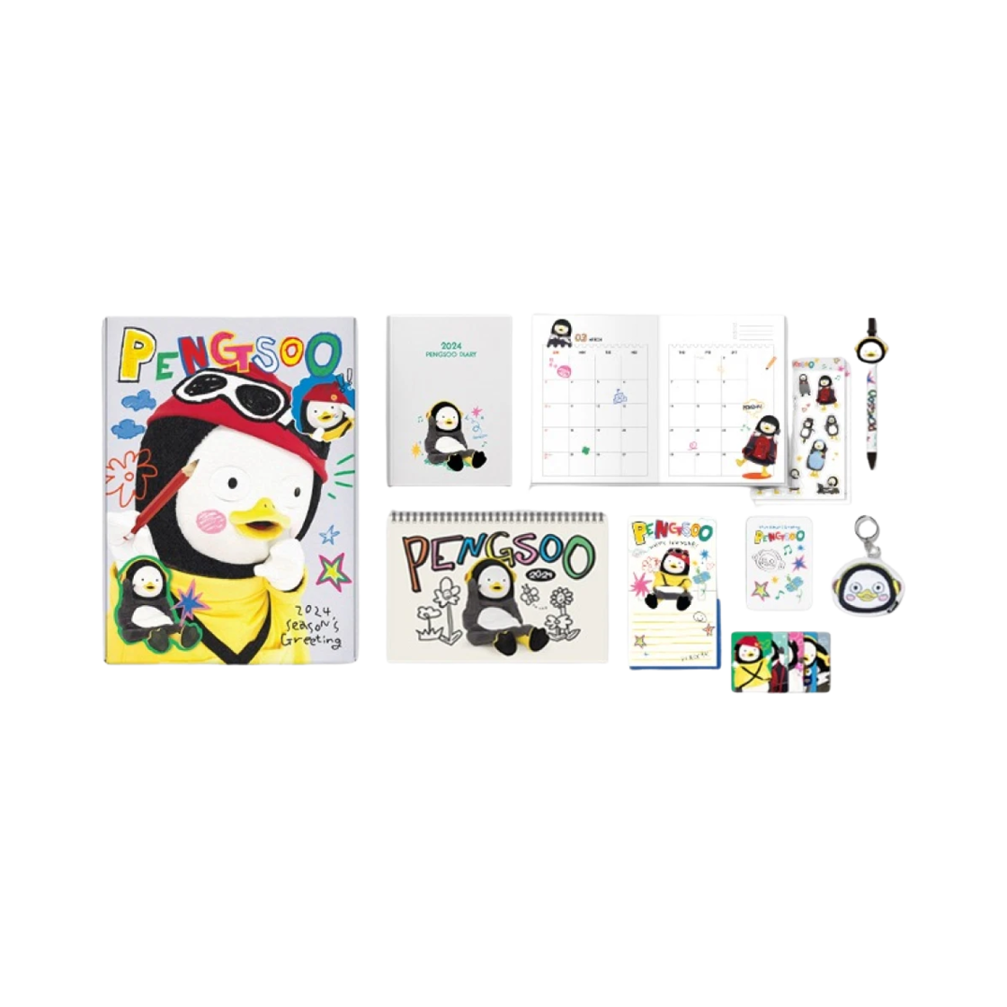 펭수 시즌 그리팅 2024 세트(Pengsoo Season's Greetings 2024 Set) - 2