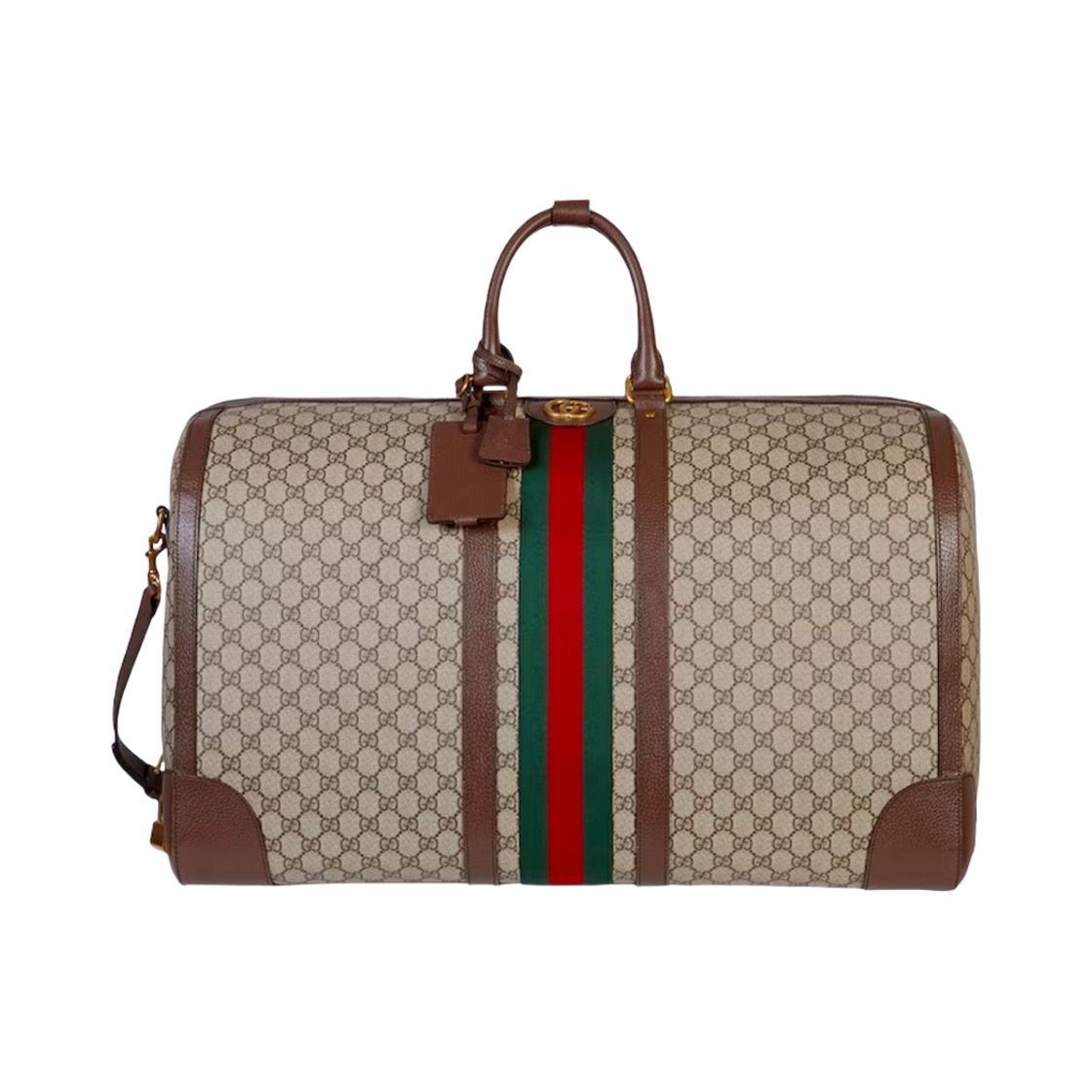 구찌 사보이 맥시 더플백 베이지 에보니 슈프림(Gucci Savoy Maxi Duffle Bag Beige Ebony Supreme) - 1