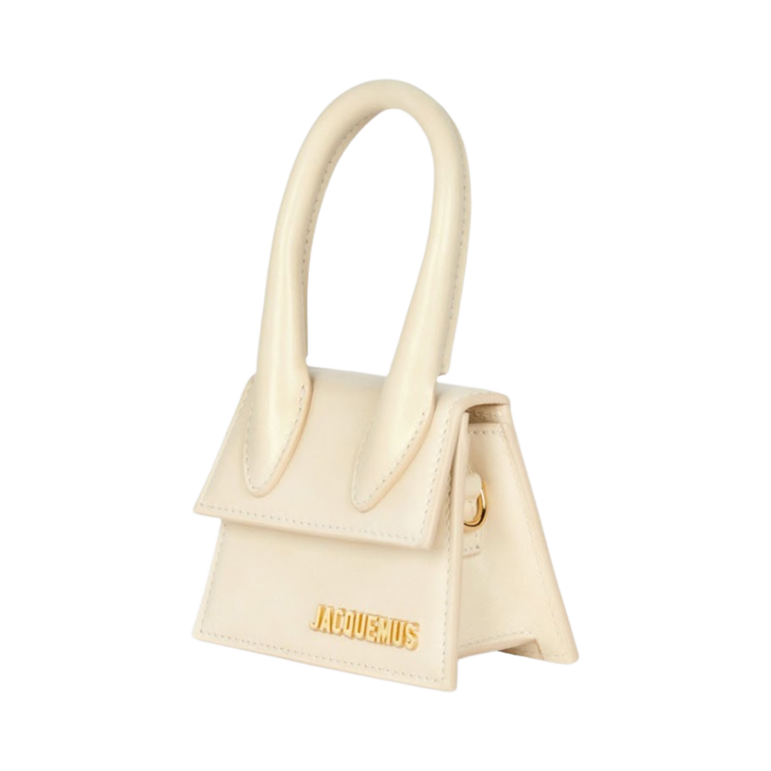 자크뮈스 르 치키토 시그니쳐 레더 미니 핸드백 아이보리(Jacquemus Le Chiquito Signature Leather Mini Handbag Ivory) - 2