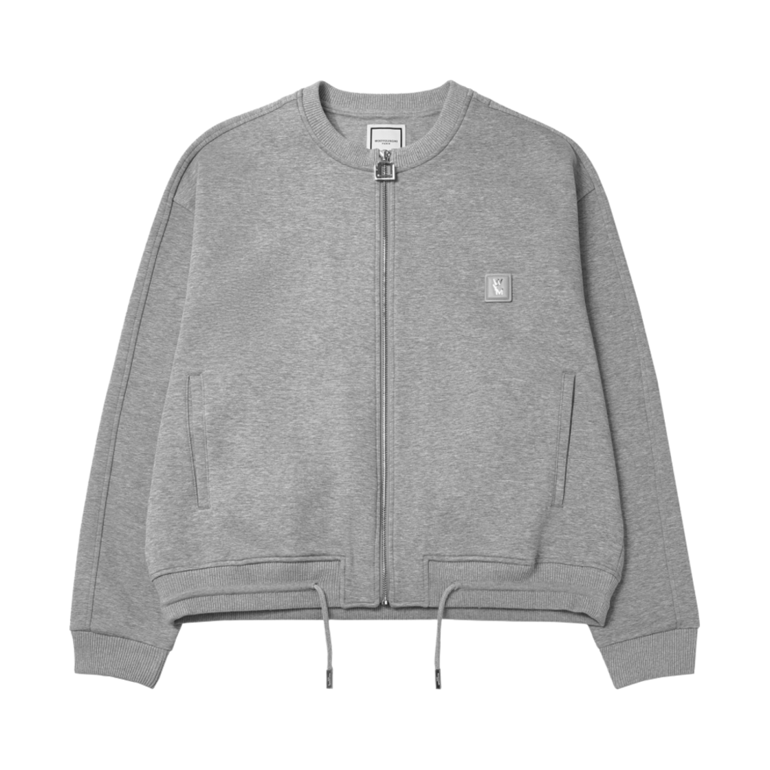 우영미 집업 스웨트셔츠 그레이 - 25SS(Wooyoungmi Zipup Sweatshirt Grey - 25SS)