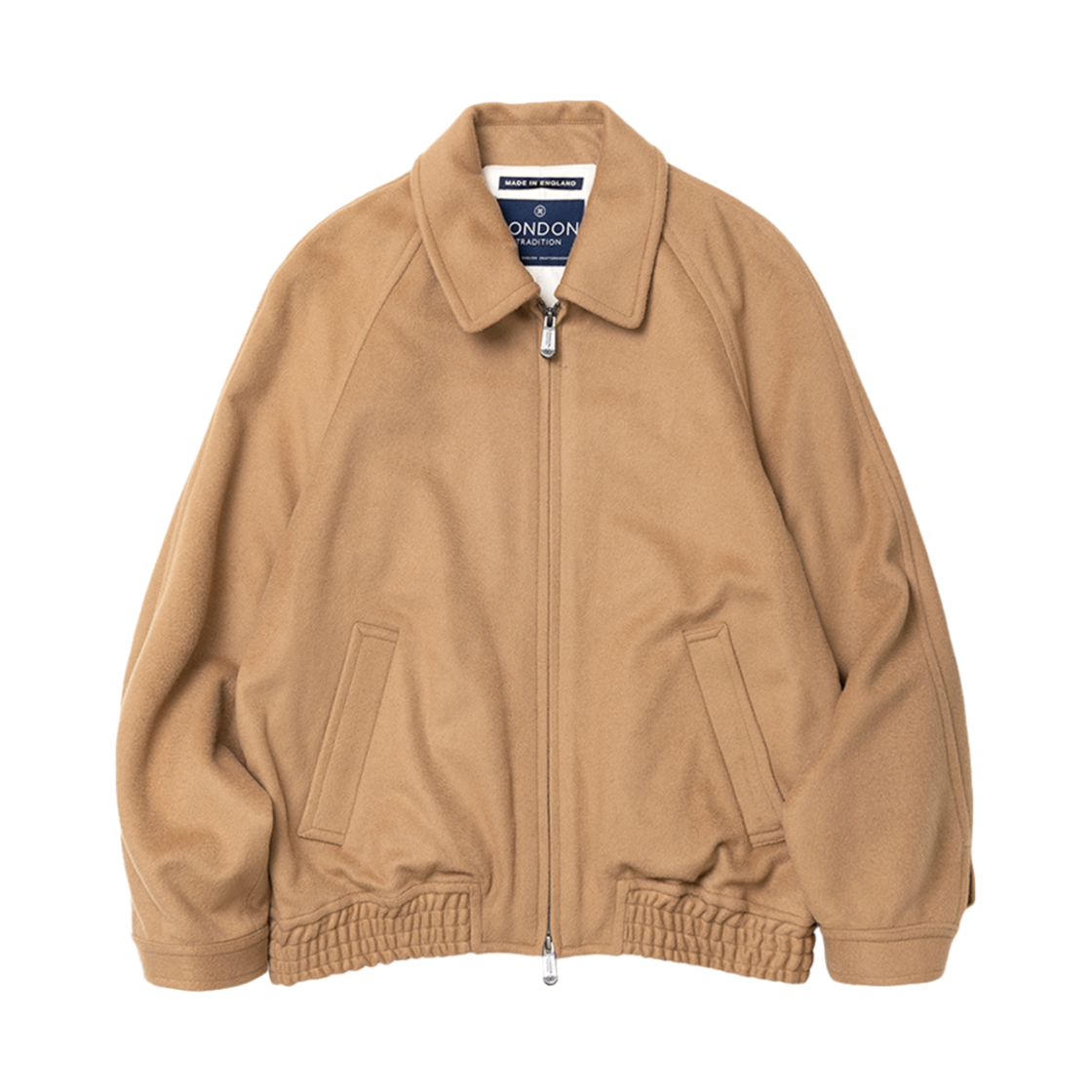 런던 트레디션 칼라 울 블루종 Ver 1 9559 카멜(London Tradition Collar Wool Blouson Ver 1 9559 Camel)