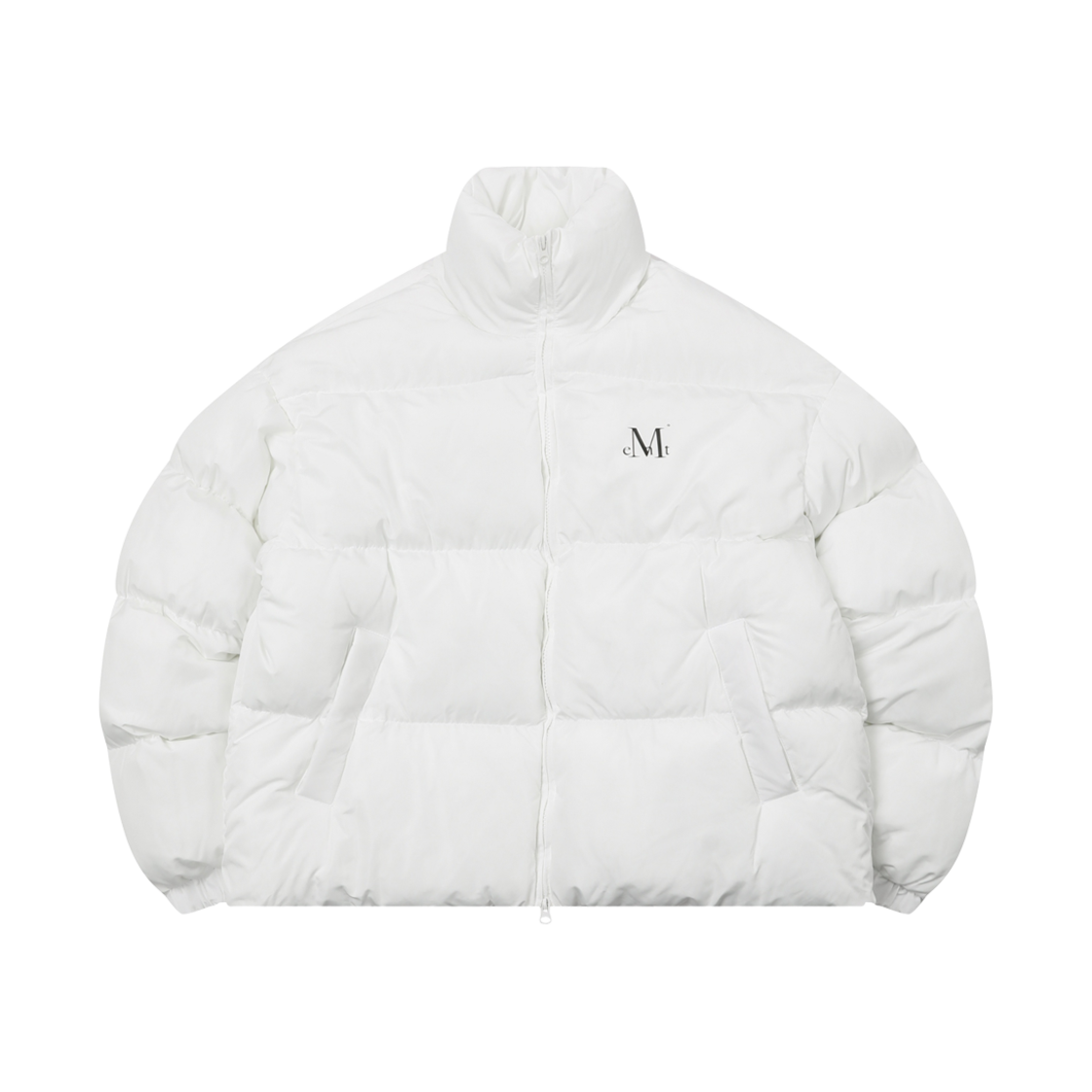 P00000QC_W MUCENT Cheb High Neck Signature Wellon Padding 4 Divide White