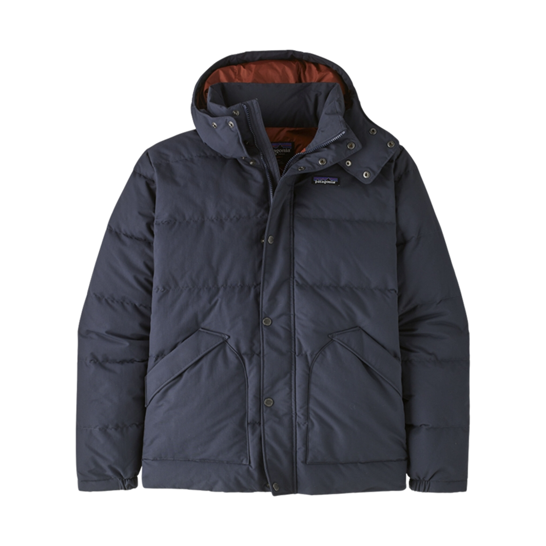 파타고니아 다운드리프트 자켓 스몰더 블루 버니쉬드 레드(Patagonia DownDrift Jacket Smolder Blue Burnished Red)