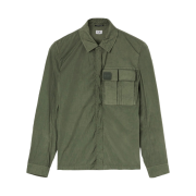 C.P. Company Metropolis Series Chrome-R Mixed Overshirt Green - 21SS