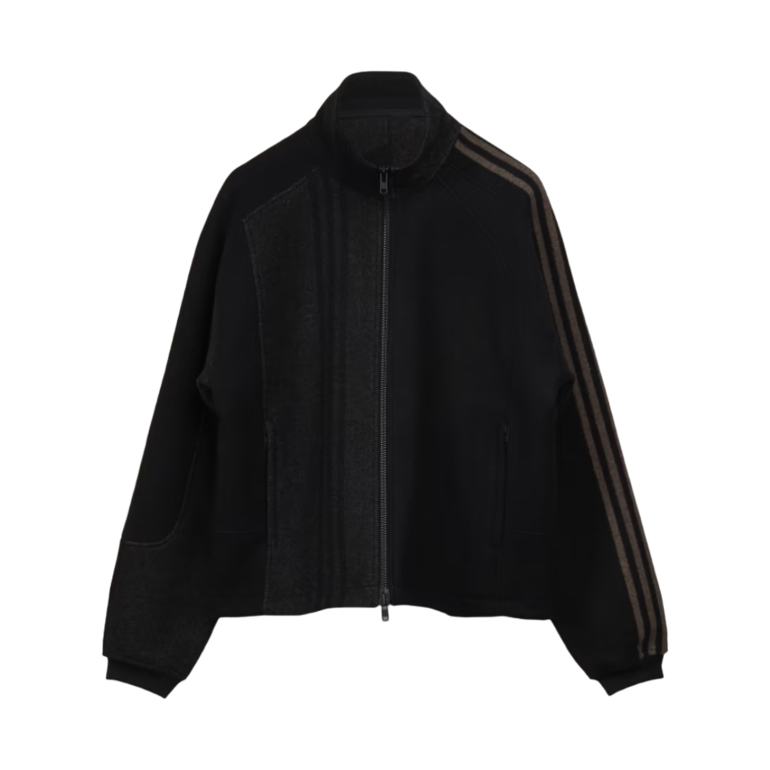 HN1968 Y-3 Engineered 3-Stripes Track Jacket Black