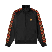 Needles x END. Track Jacket Black Orange