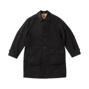 Supreme x Burberry Leather Collar Trench Black - 22SS