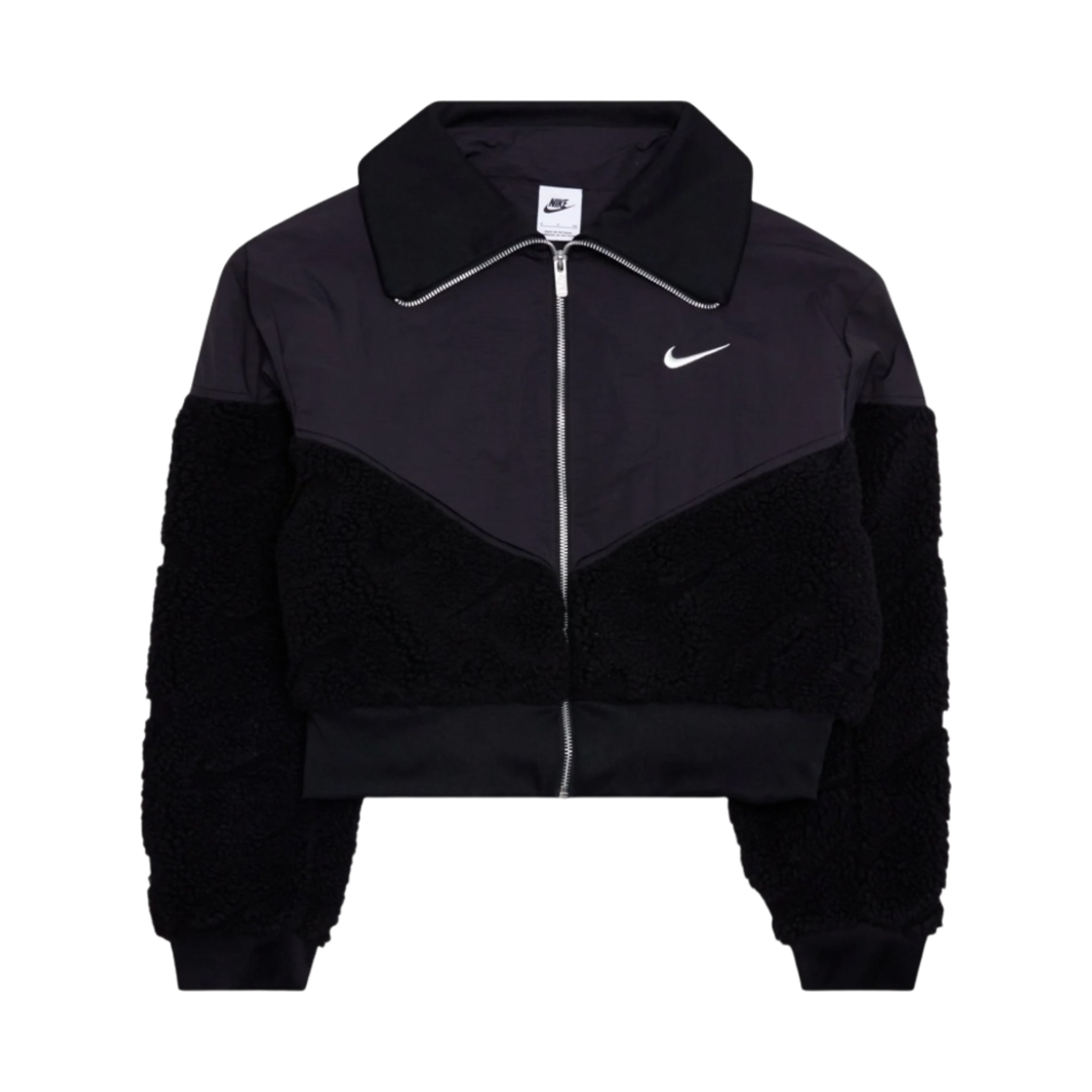 DD5093-010 (W) Nike Icon Clash Fleece Jacket Black - Asia