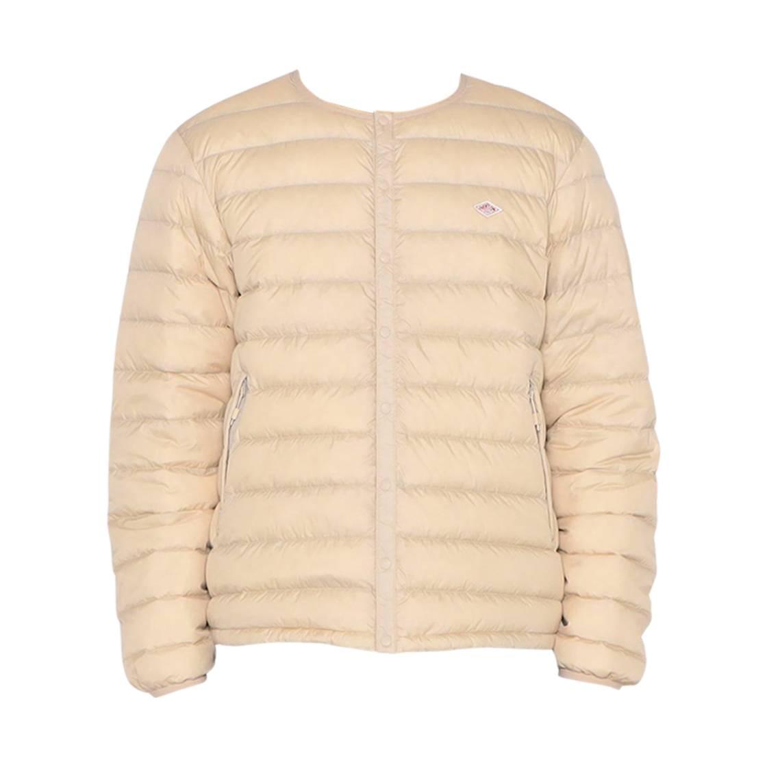 DT-A0025 Danton Inner Down Crewneck Jacket Oyster White