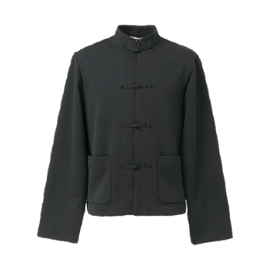 CDG 차이나 자켓 폴리에스터 저지 블랙(CDG China Jacket Polyester Jersey Black)