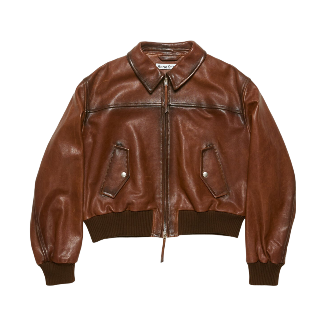 Acne Studios ダークブラウン レザーライダース定価 ¥458,700 Acne