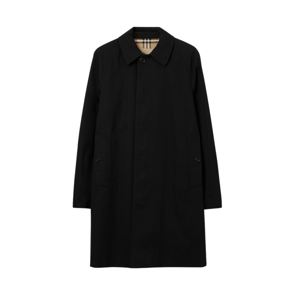 버버리 미드렝스 캠든 헤리티지 카 코트 블랙(Burberry Mid-Length Camden Heritage Car Coat Black) - 1