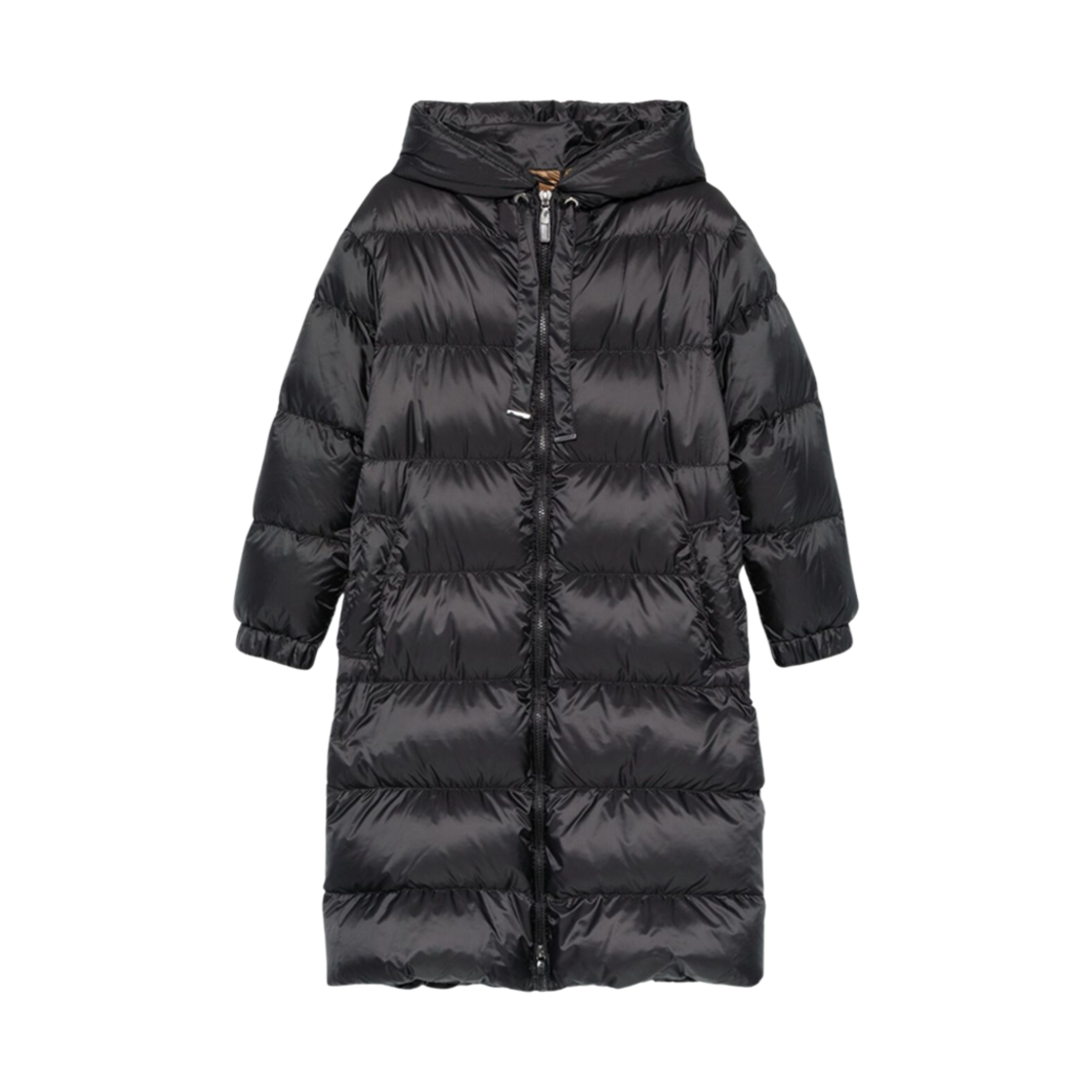 SEIPA-009 (W) Max Mara The Cube Seipa Water-Repellent Canvas Long Parka Black