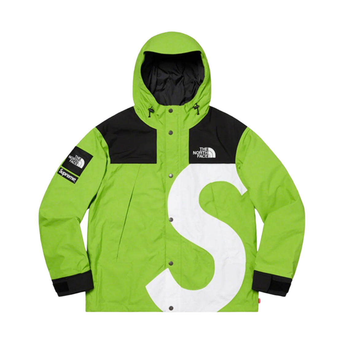 슈프림 x 노스페이스 S 로고 마운틴 자켓 라임 - 20FW(Supreme x The North Face S Logo Mountain Jacket Lime - 20FW) - 1