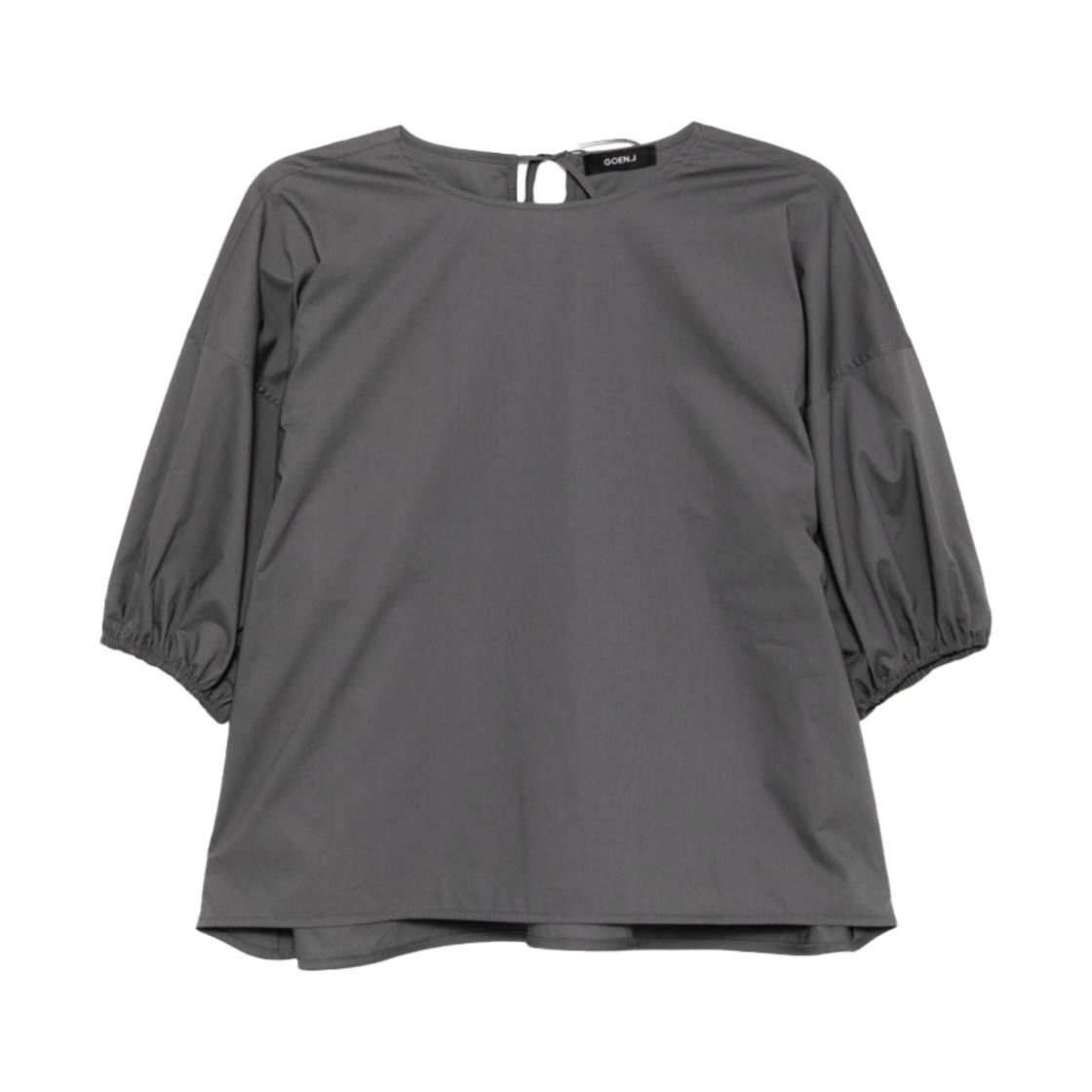 고엔제이 벌룬 슬리브 탑 차콜(GOEN.J Balloon-Sleeve Top Charcoal)