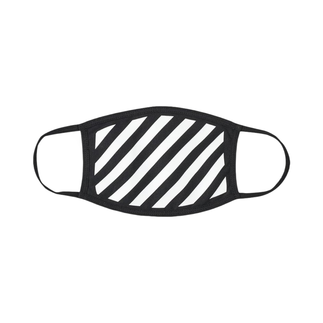 오프화이트 다이애그 페이스 마스크 블랙 화이트(Off-White Diag Face Mask Black White)