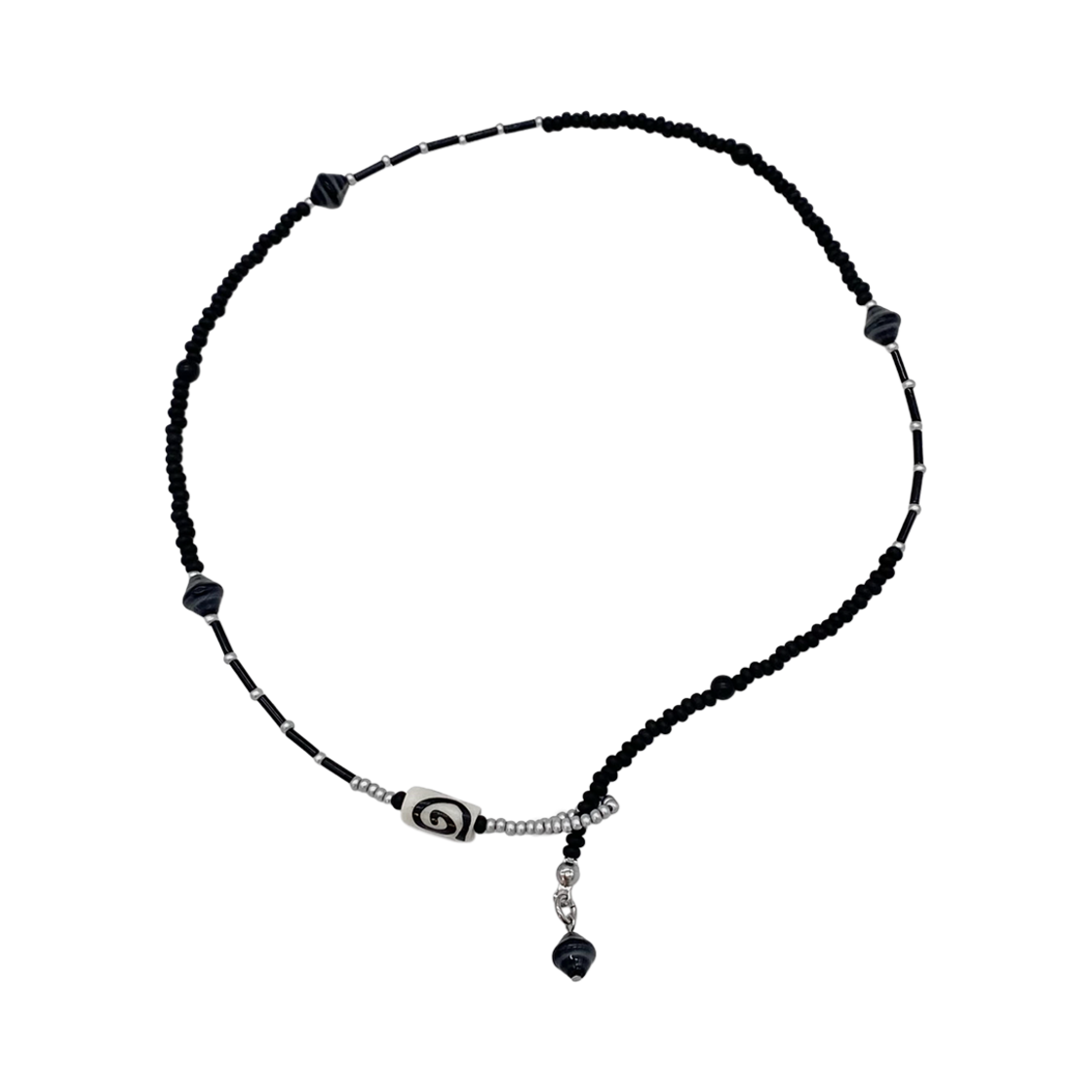 산리 볼텍스 스파이럴 네클리스 실버(SANLI Vortex Spiral Necklace Silver)