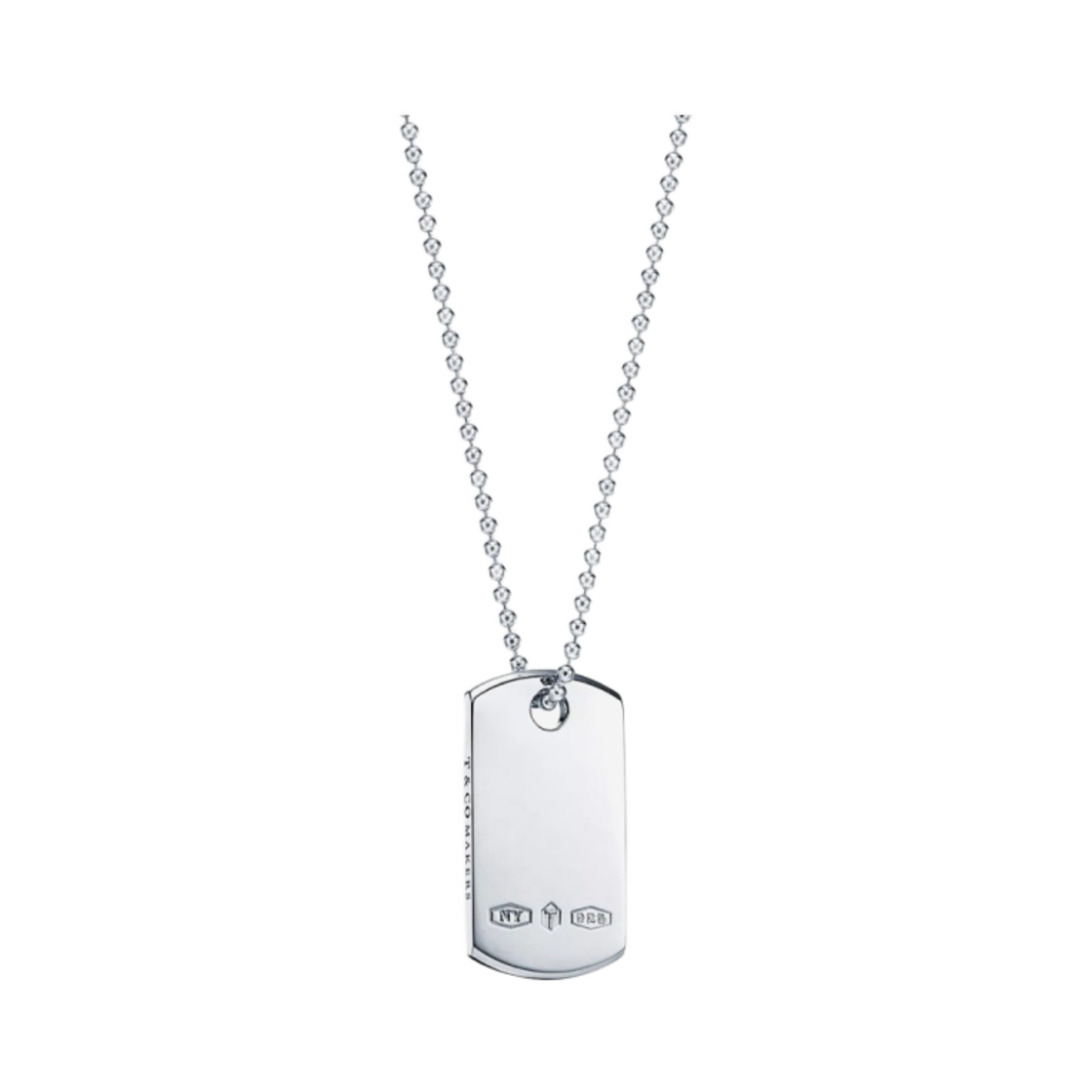 티파니 앤 코 티파니 1837 메이커스 ID 태그 펜던트 실버(Tiffany & Co. Tiffany 1837 Makers ID Tag Pendant Silver)