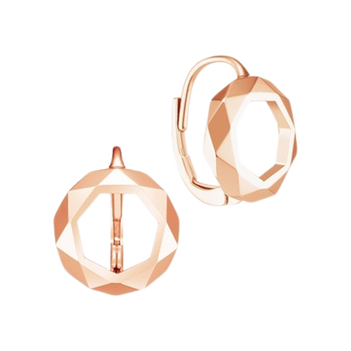 미꼬 쿠잉 솔리드 이어링 핑크 골드(Miko Cooing Solid Earring Pink Gold)