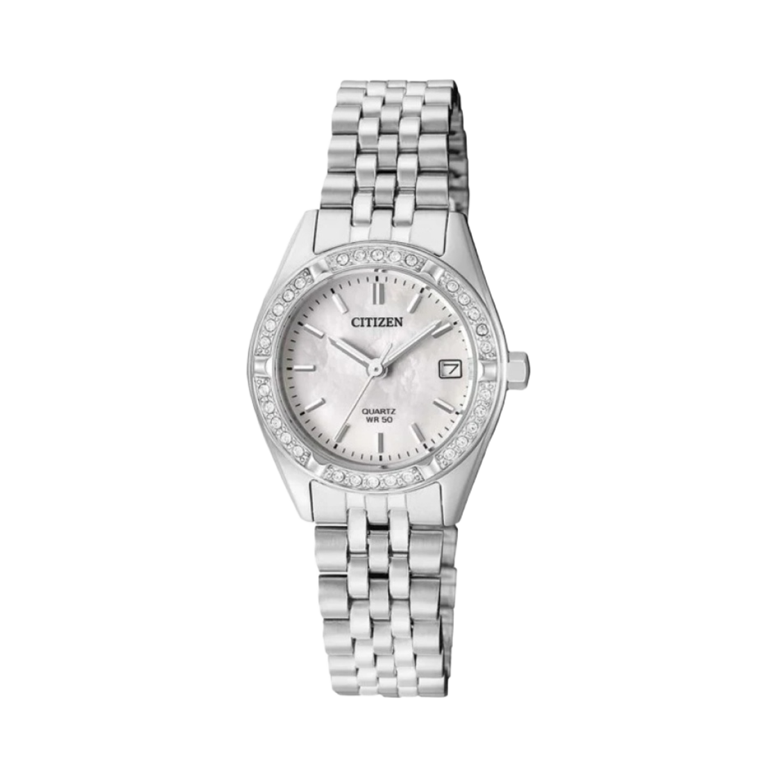 EU6060-55D (W) Citizen Quartz 26mm Stainless Steel White Silver