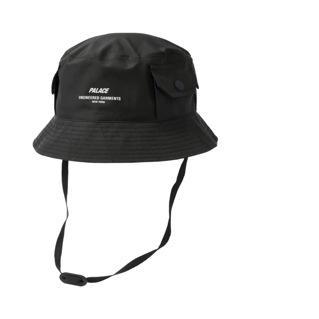팔라스 x 엔지니어드 가먼츠 익스플로러 버킷햇 블랙 - 22FW(Palace x Engineered Garments Explorer Bucket Hat Black - 22FW) - 2