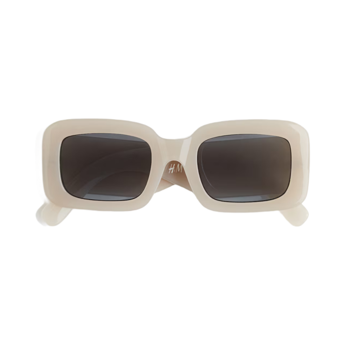 에이치앤엠 직사각 선글라스 베이지(H&M Rectangular Sunglasses Beige)
