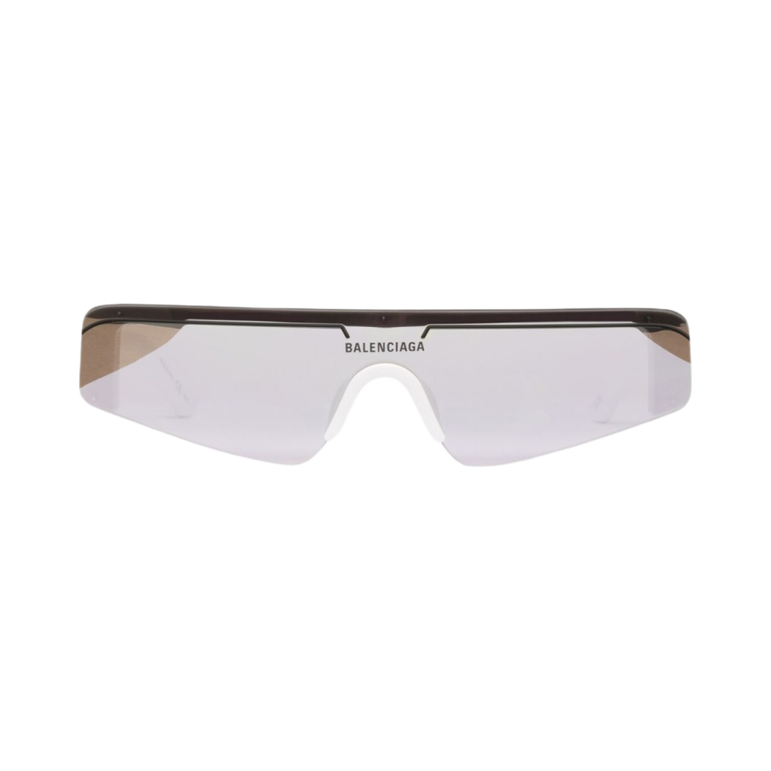 발렌시아가 스키 렉탱글 선글라스 화이트 실버(Balenciaga Ski Rectangle Sunglasses White Silver) - 1