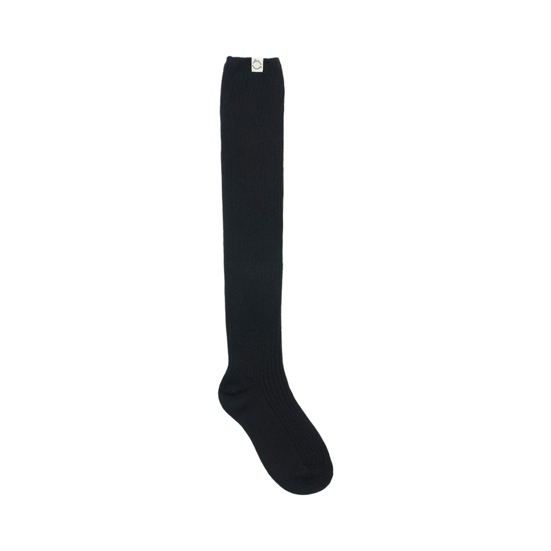 벤시몽 립 루즈 니삭스 다크그레이(Bensimon Ribbed Loose Knee Socks Dark Grey)