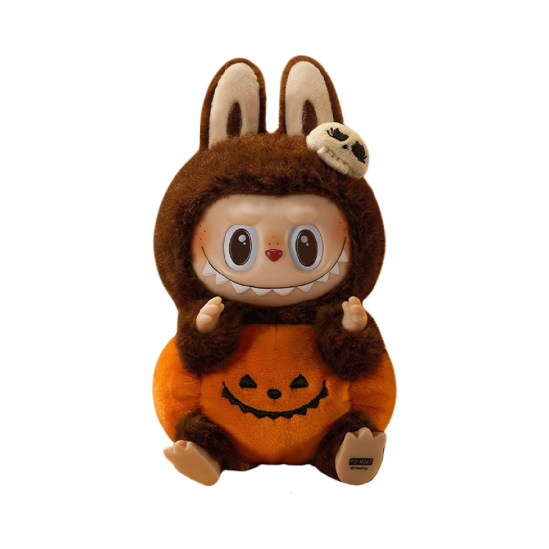- Pop Mart Labubu Halloween Party Series Pumpkin Toy Keyring - 대표 이미지 #1