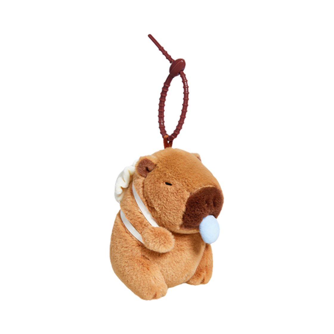 더 그린 파티 카피바라 만두 백팩 키체인 브라운(The Green Party Capybara Dumpling Backpack Keychain Brown)