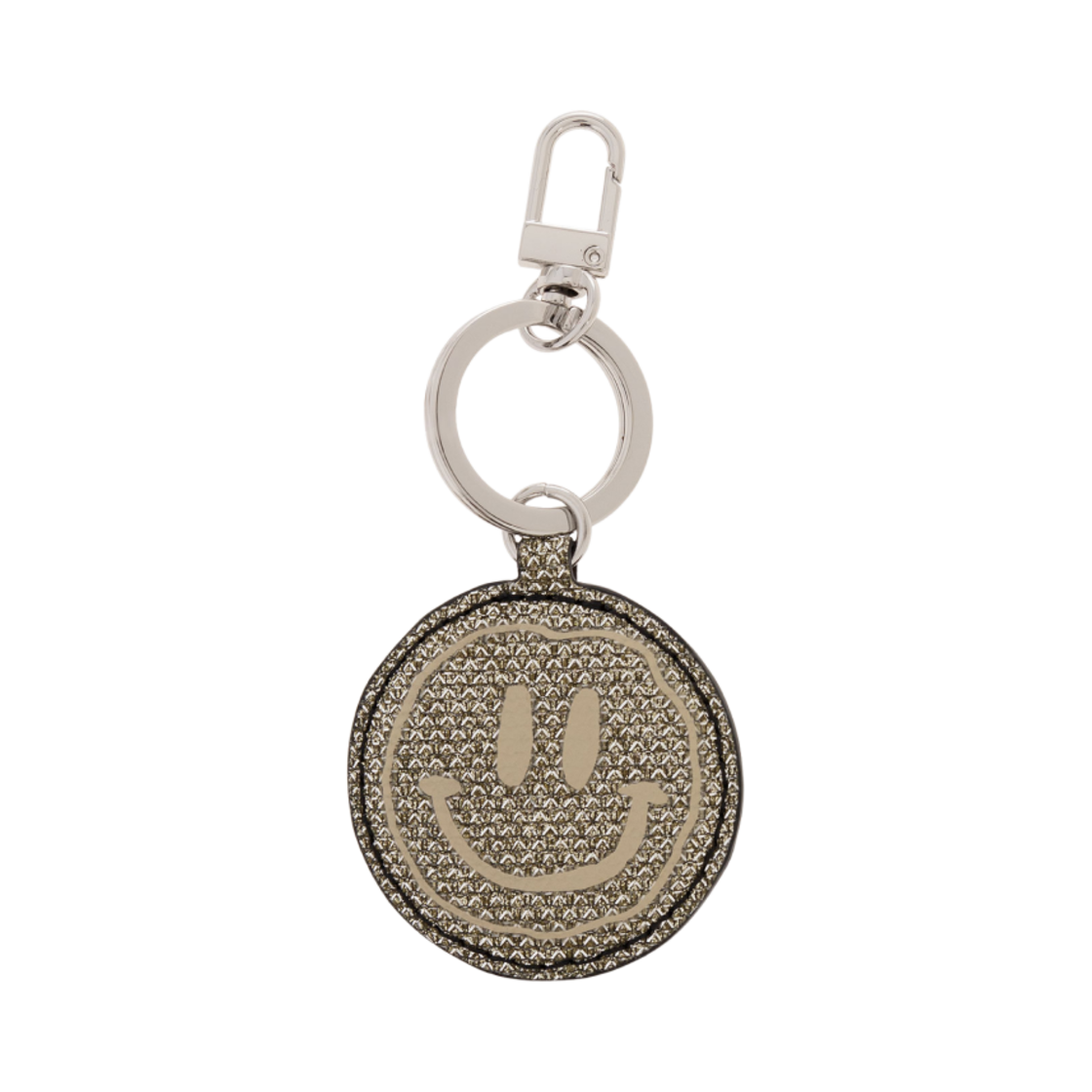 가니 스마일리 글리터 키체인 골드(Ganni Smiley Glitter Keychain Gold) - 1