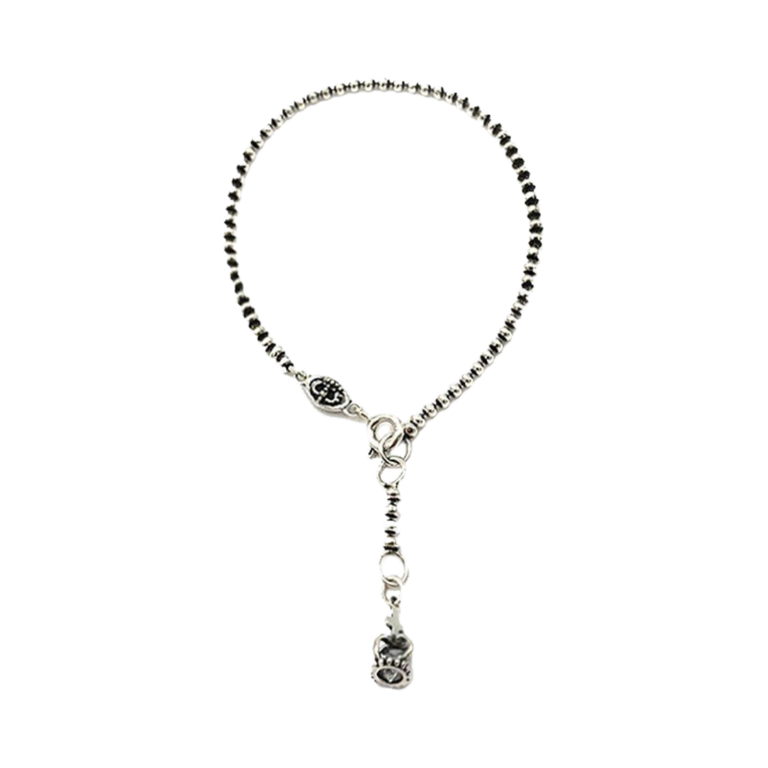 프리카 더 크라운 드롭 브레이슬릿 실버(Frica The Crown Drop Bracelet Silver)