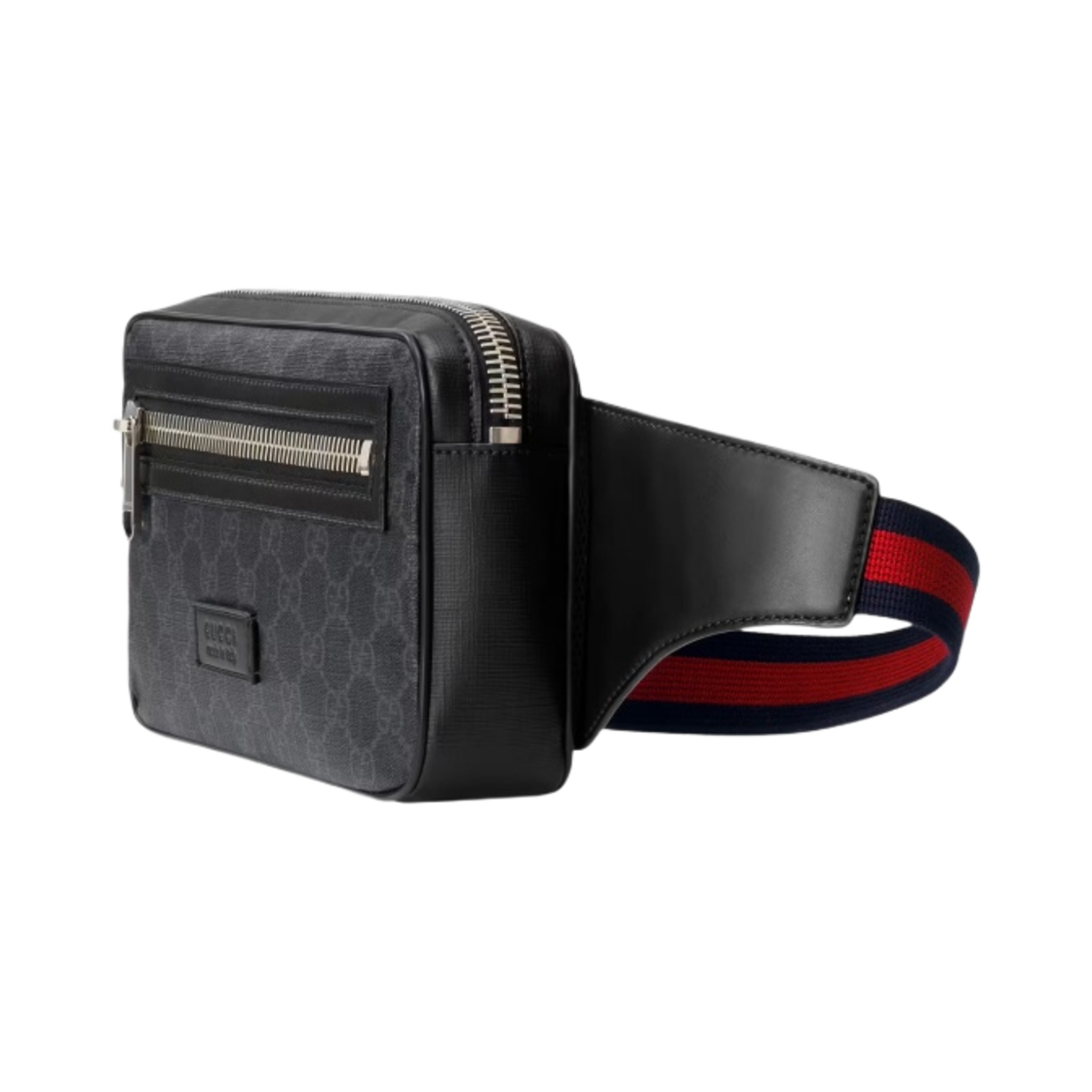 구찌 소프트 GG 슈프림 벨트백 블랙 그레이(Gucci Soft GG Supreme Belt Bag Black Grey) - 2