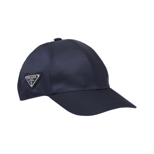 Prada Re-Nylon Baseball Cap Navy