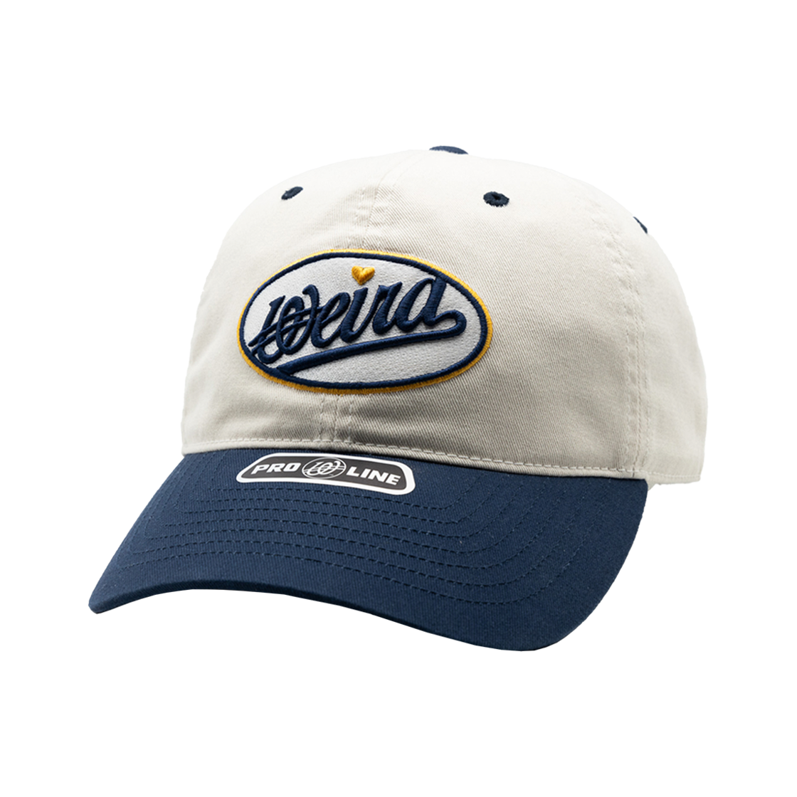 위얼드월드 써클로고 와펜 볼캡 아이보리(Weird World Circle Logo Wappen Ball Cap Ivory)