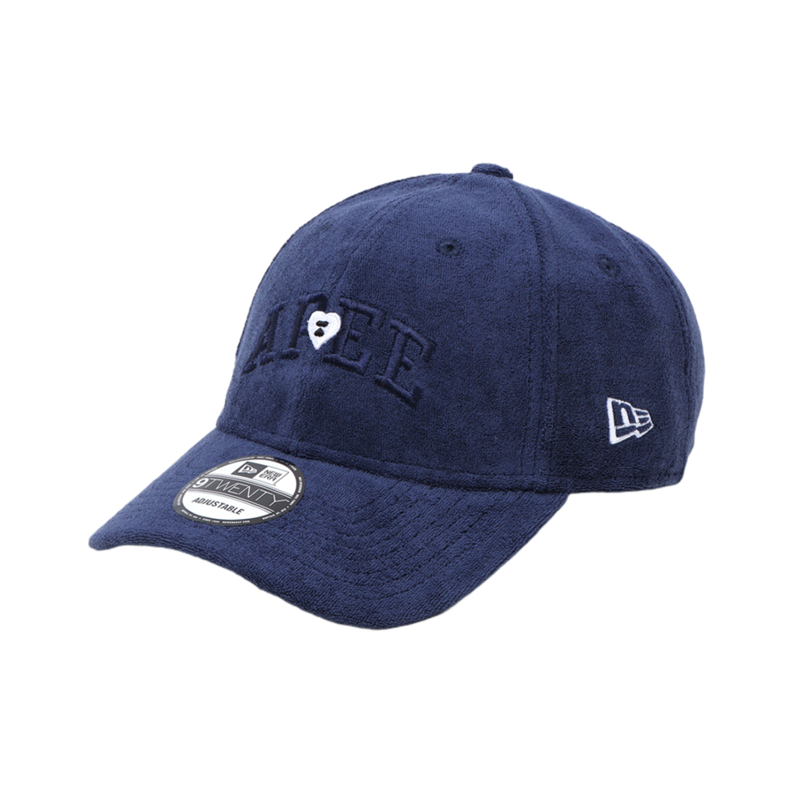 (W) 베이프 x 뉴에라 9트웬티 로고 캡 블루((W) BAPE X New Era 9Twenty Logo Cap Blue) - 1