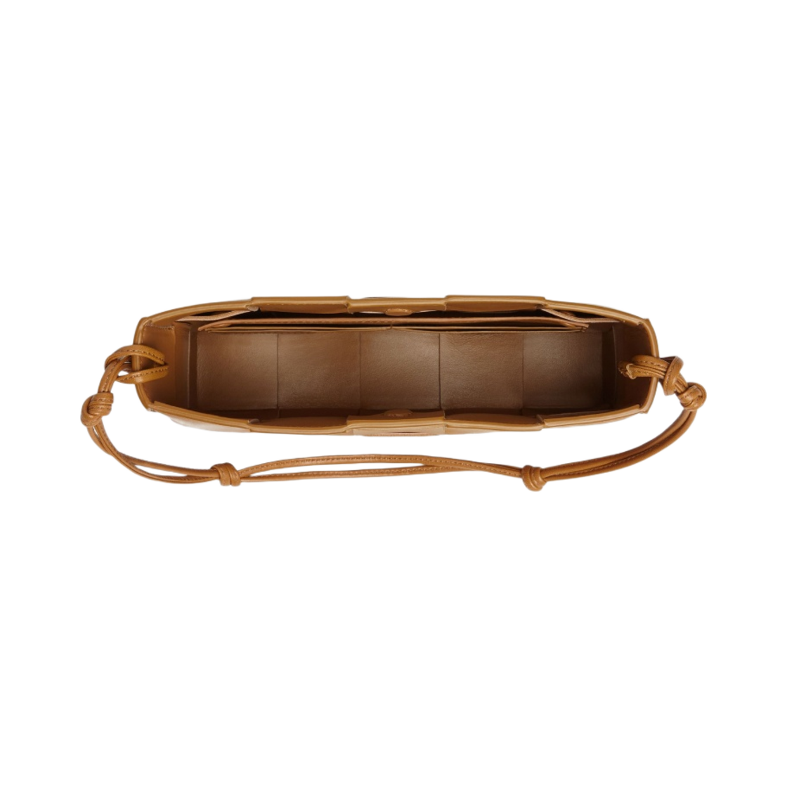 보테가 베네타 스트랩 레더 카세트 파우치 카멜(Bottega Veneta Leather Cassette Pouch on Strap Camel) - 3