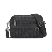 Dior Safari Mini Messenger Bag Dior Oblique Jacquard Black
