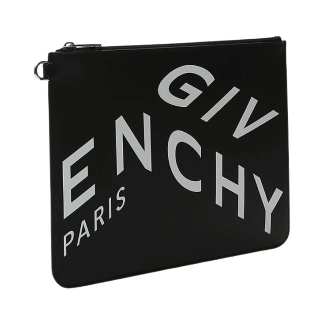 지방시 리프랙티드 로고 레더 파우치 블랙(Givenchy Refracted Logo Leather Pouch Black) - 2