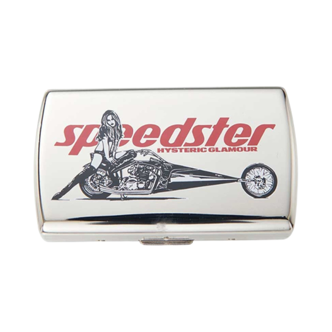 02251QG03 Hysteric Glamour Speedster Cigarette Case Silver