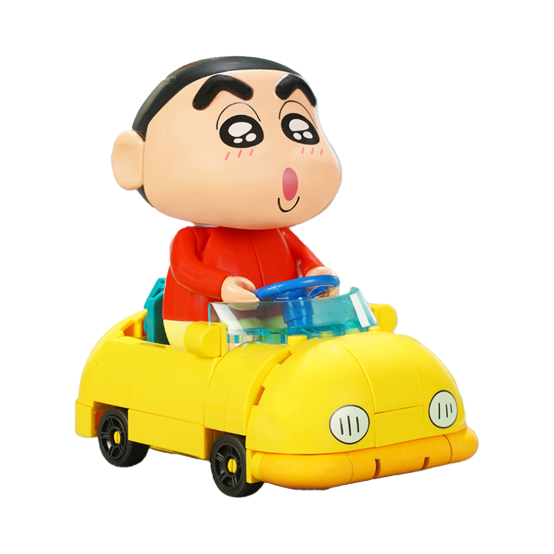 큐만 짱구 카 시리즈2 짱구의 어린시절 노란색 자동차(QMAN Crayon Shin-Chan Car Series 2, Crayon Shin Chan'S Childhood Yellow Car)