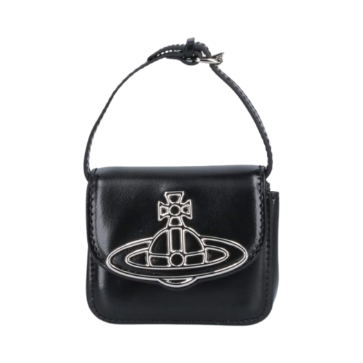 ショルダーバッグ・ポシェット Vivienne Westwood Logo 55010001U S000B N401 Mini Clutch Pouc 비비안 웨스트우드 로고 미니 클러치 백 블랙 | Vivienne