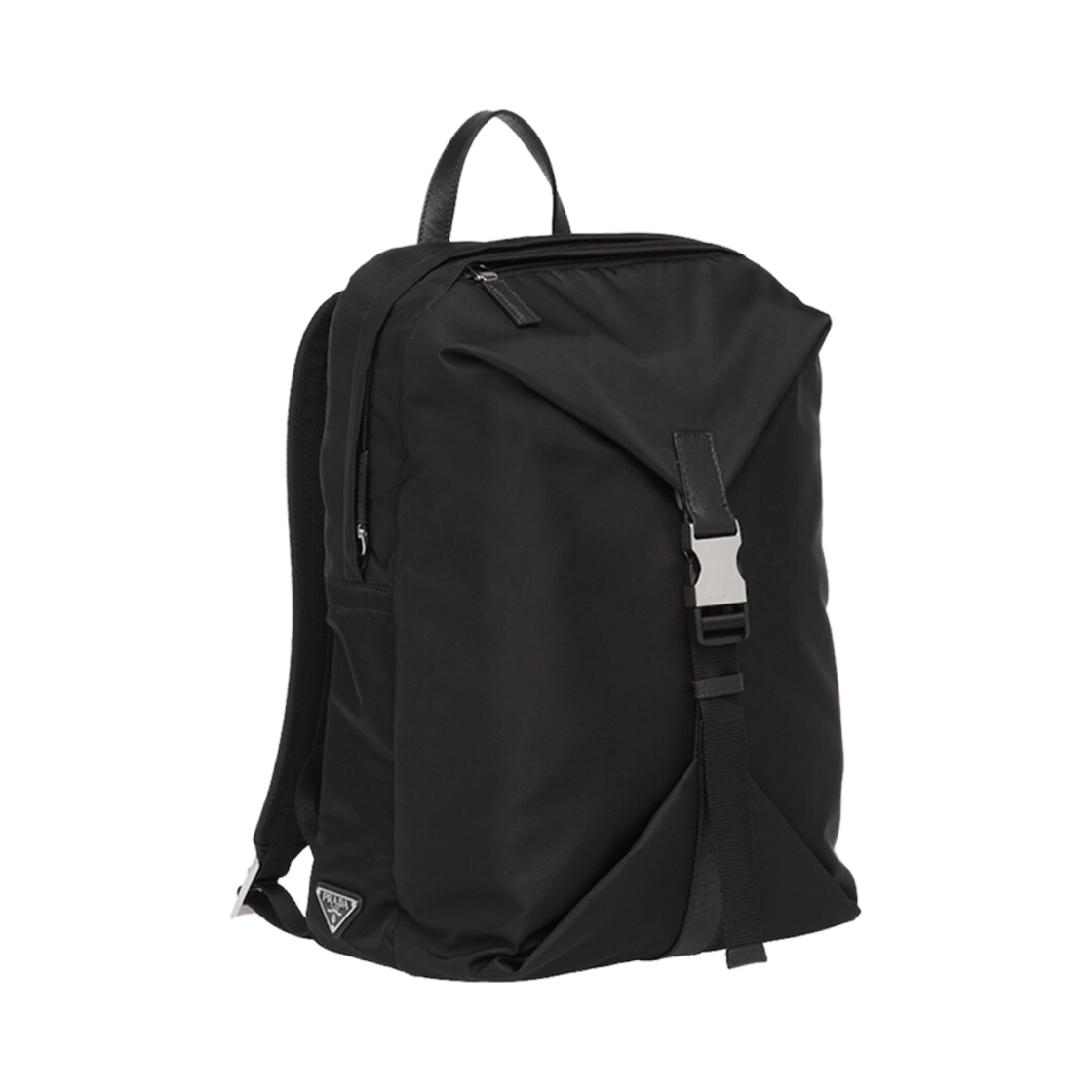프라다 리나일론 사피아노 레더 백팩 블랙(Prada Re-Nylon Saffiano Leather Backpack Black) - 2