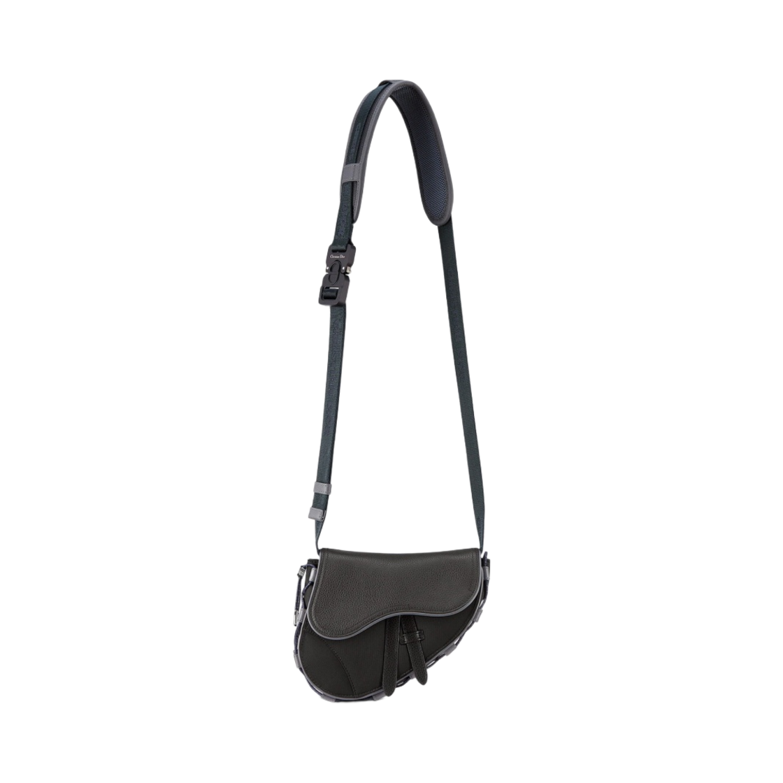 디올 x 사카이 미니 새들백 블랙(Dior x Sacai Mini Saddle Bag Black) - 4