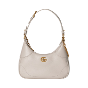 Gucci Aphrodite Small Shoulder Bag Light Gray Leather